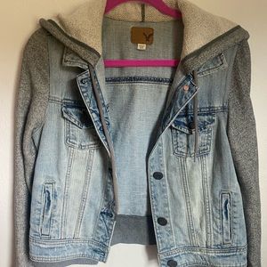 American Eagle Women’s Half Denim Jean Jacket